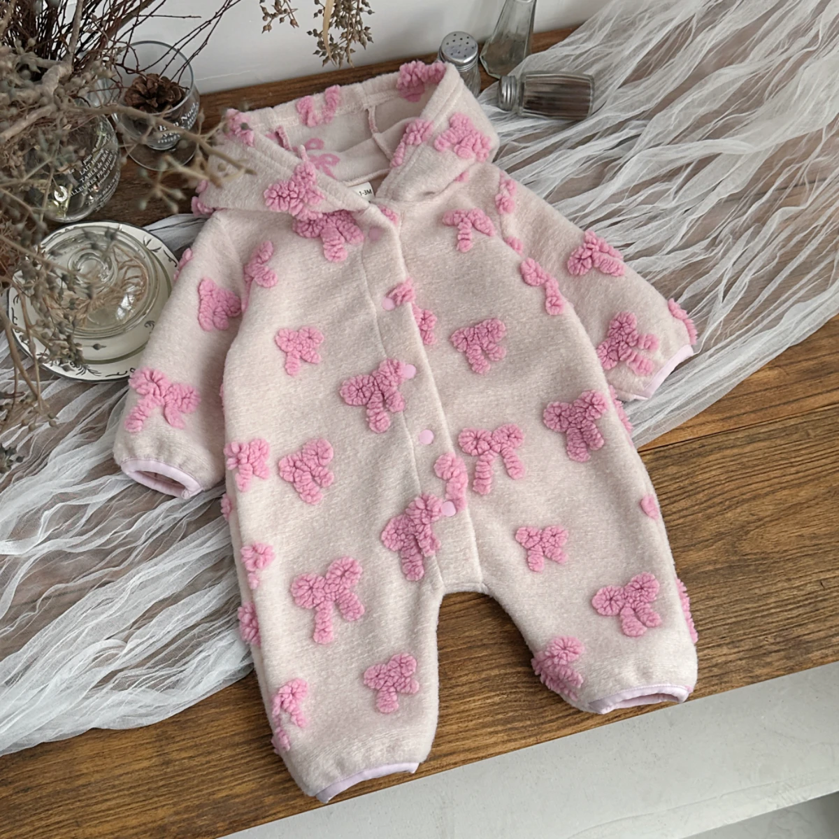 Combinaison à capuche pour béb - Newborn Baby Girl Romper Floral avis et prix