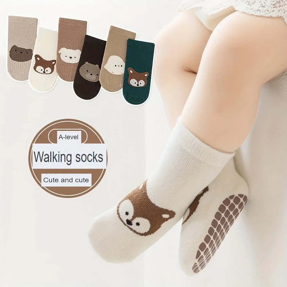 6 paires de chaussettes antidé - Unisex Baby Socks Non Slip avis et prix