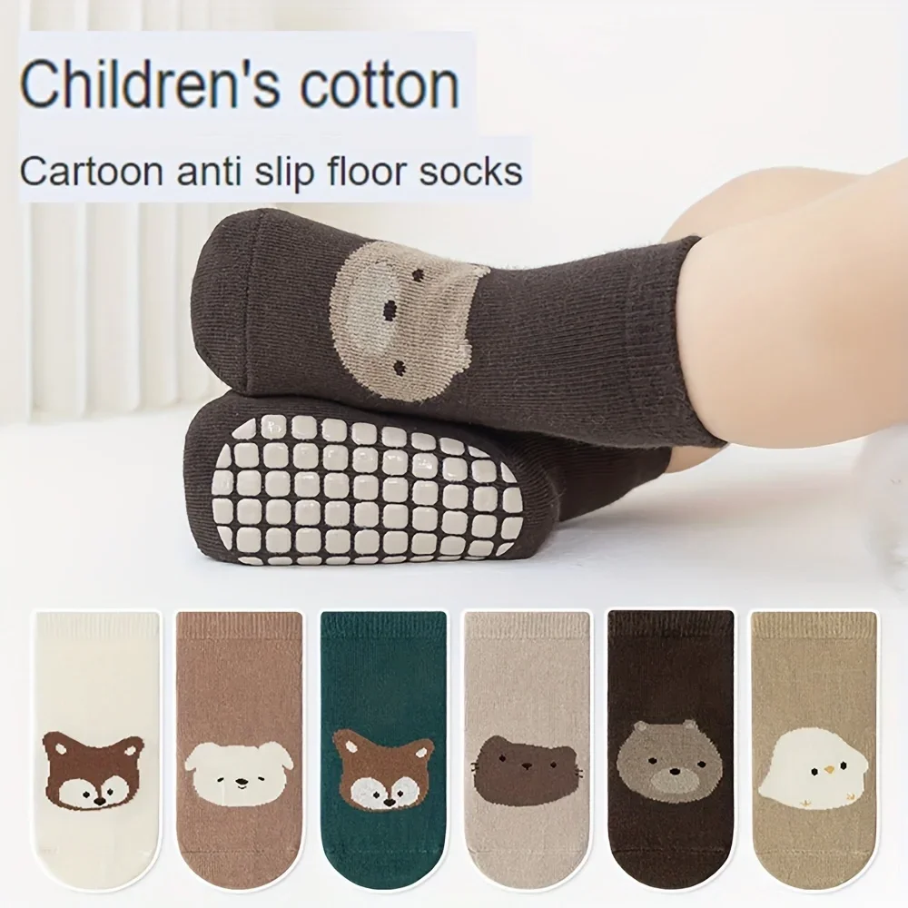 6 paires de chaussettes antidé - Unisex Baby Socks Non Slip avis et prix