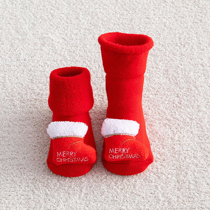 Chaussettes de Noël épaisses e - Unisex Baby Socks Non Slip avis et prix