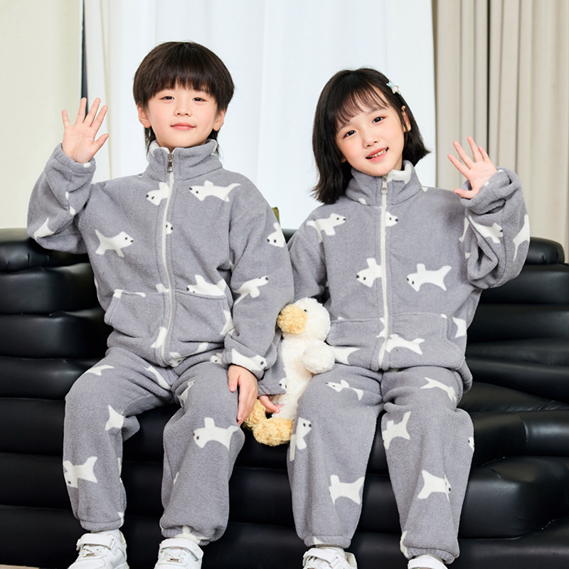 Ensemble de pyjama d’hiver en  - Toddler Boy Winter Fleece Jacket avis et prix