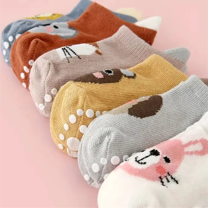 6 paires/lot nouveau-né bébé c - Unisex Baby Socks Non Slip avis et prix