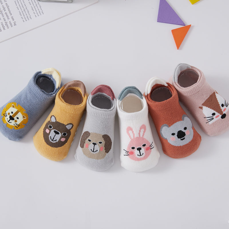 6 paires/lot nouveau-né bébé c - Unisex Baby Socks Non Slip avis et prix