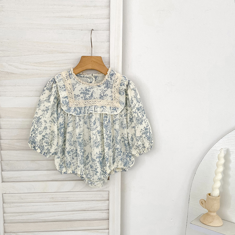 Combinaison fleurie pour bébé  - Newborn Baby Girl Romper Floral avis et prix