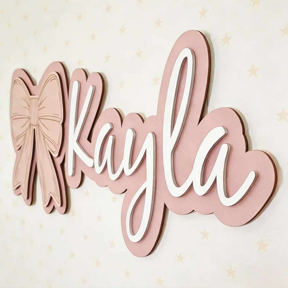 Plaque murale en bois en forme - Nursery avis et prix