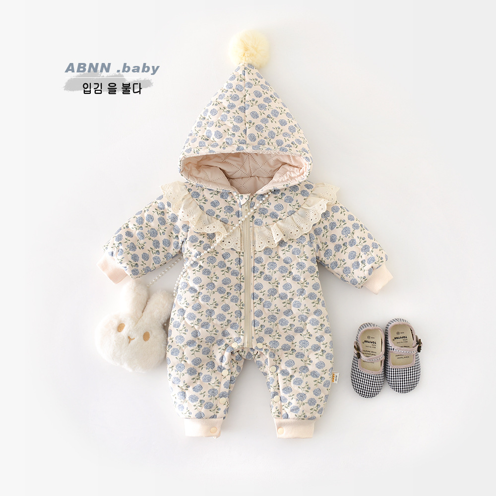 Combinaisons rembourrées pour  - Newborn Baby Girl Romper Floral avis et prix