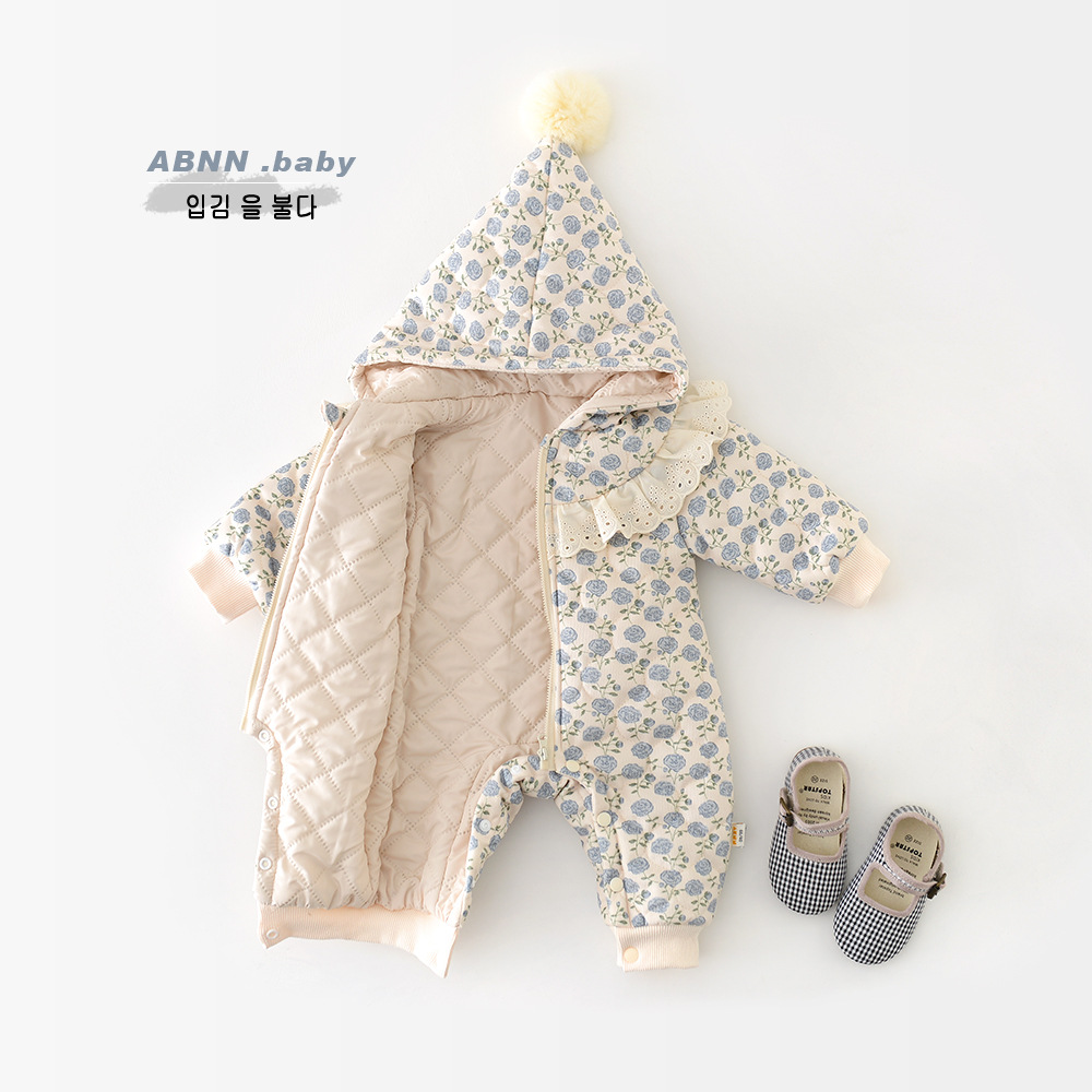 Combinaisons rembourrées pour  - Newborn Baby Girl Romper Floral avis et prix