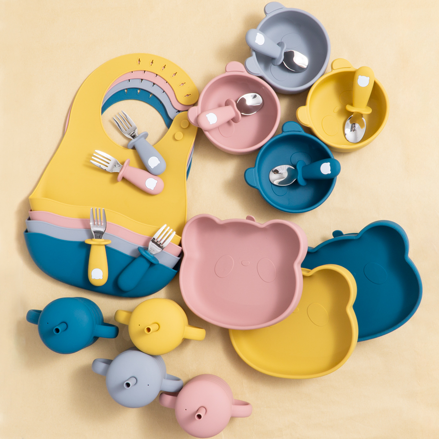 Ensemble bavoir en silicone im - Waterproof Baby Bibs Silicone avis et prix