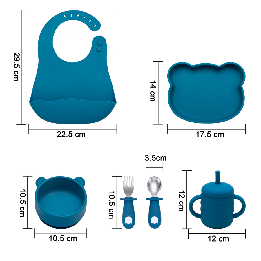 Ensemble bavoir en silicone im - Waterproof Baby Bibs Silicone avis et prix