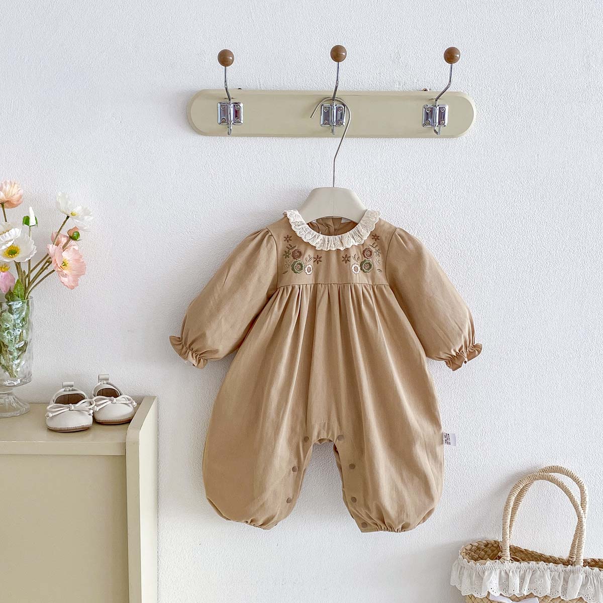 Combinaison à manches longues  - Newborn Baby Girl Romper Floral avis et prix