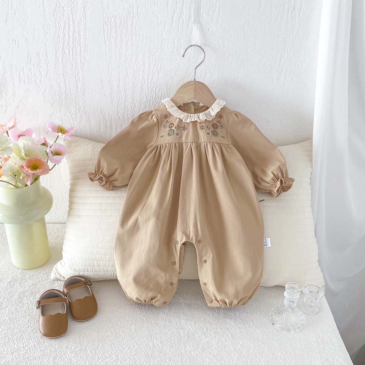 Combinaison à manches longues  - Newborn Baby Girl Romper Floral avis et prix